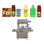 Ketchup-Füllmaschine mit vier Düsen, Saucenverpackungsmaschine für Glasflaschen