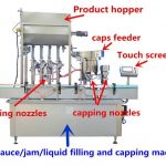 Hochpräzise Honigfüllmaschine für 500ml / 1000ml Glas- oder Plastikflaschen