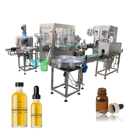 30 ml ätherisches Öl E-Liquid Tinkturflasche Füllverschlussmaschine mit Mischbehälter