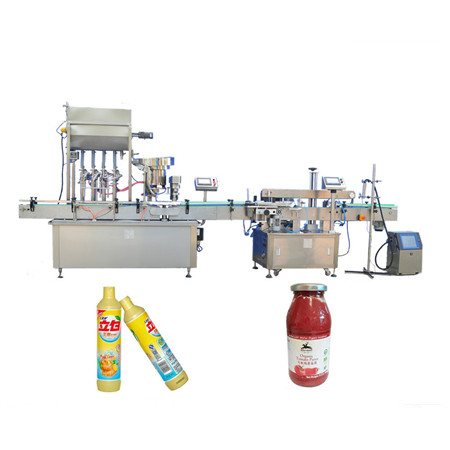Halbautomatischer Lebensmittel-Käse-Sauce-pneumatischer Flüssigwasser-Füllmaschine-Füller