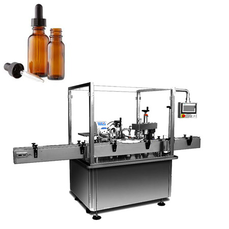 Rotary Liquid Grease Juice Line Pestizid 30 ml manuelle Staufüllmaschine