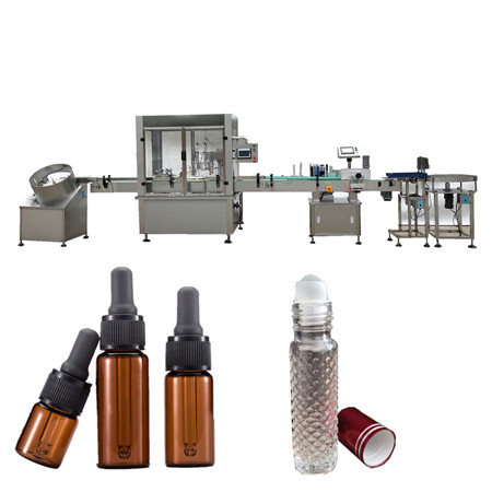 Automatische Verpackungsfüllmaschine, Flaschenfüllmaschine zum Verschließen und Etikettieren