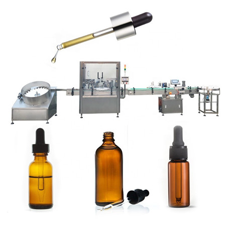Produktionslinie für automatische Augentropfen-Füllmaschinen 30 ml e Flüssigflaschen-Parfüm-Augentropfen-Füllkappenmaschinenfabrik