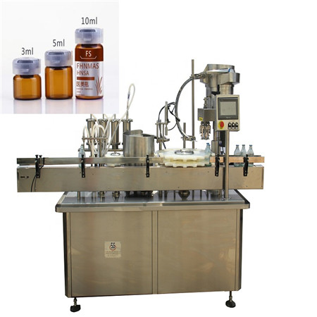 JB-YX4 Automatische 15 ml 30 ml 60 ml CBD-Öl-E-Liquid-Flaschen, die Verschließmaschine, Vape-Ejuice-Flaschenfülllinie füllen