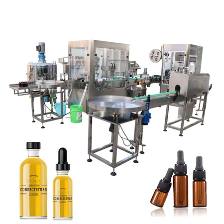 High Speed Level Control Tischplatte Parfüm ätherisches Öl Nagellack Lebensmittelöl kleine automatische Abfüllmaschine