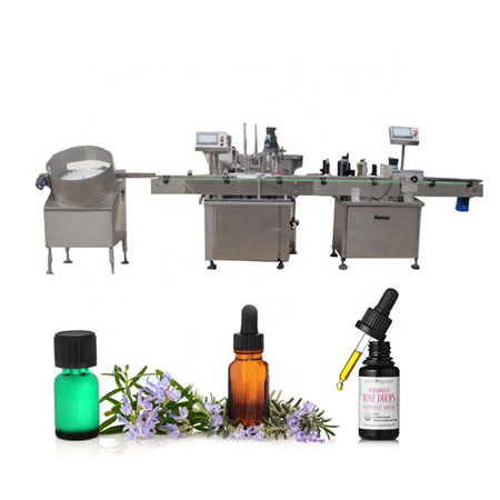Hochgenaue vollautomatische Olivenöl-Abfüllkappe / Fläschchen-Abfüllmaschine