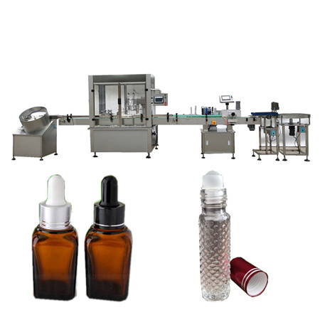 Kleine automatische Parfümkosmetik ätherische Öl Glasflasche Füllmaschine