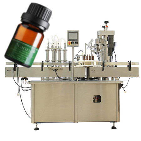 Pharmazeutische Flüssigkeitsfüllmaschine mit Flaschenfülldeckel und Etikettiermaschine Automatische Flaschenfüllmaschine