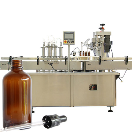 Automatische Flaschenölfüllmaschine mit 15ml Flaschenfüllmaschine, Fläschchenfüll- und Verschließmaschine10ml Ölfüllmaschine