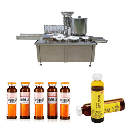 Automatische Dampf-E-Liquid-Öl-Füllung Verstopfungsdeckel-Etikettiermaschine Für 10 ml 15 ml 20 ml 50 ml Amber-Flasche